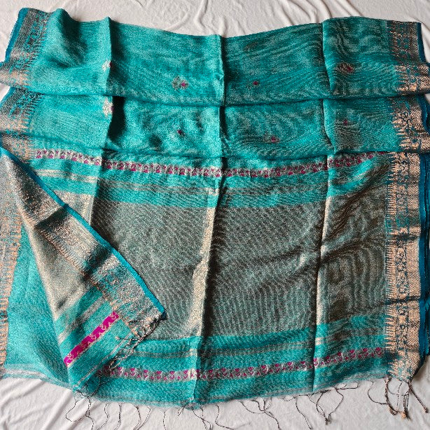Banarasi Linen Silk Saree