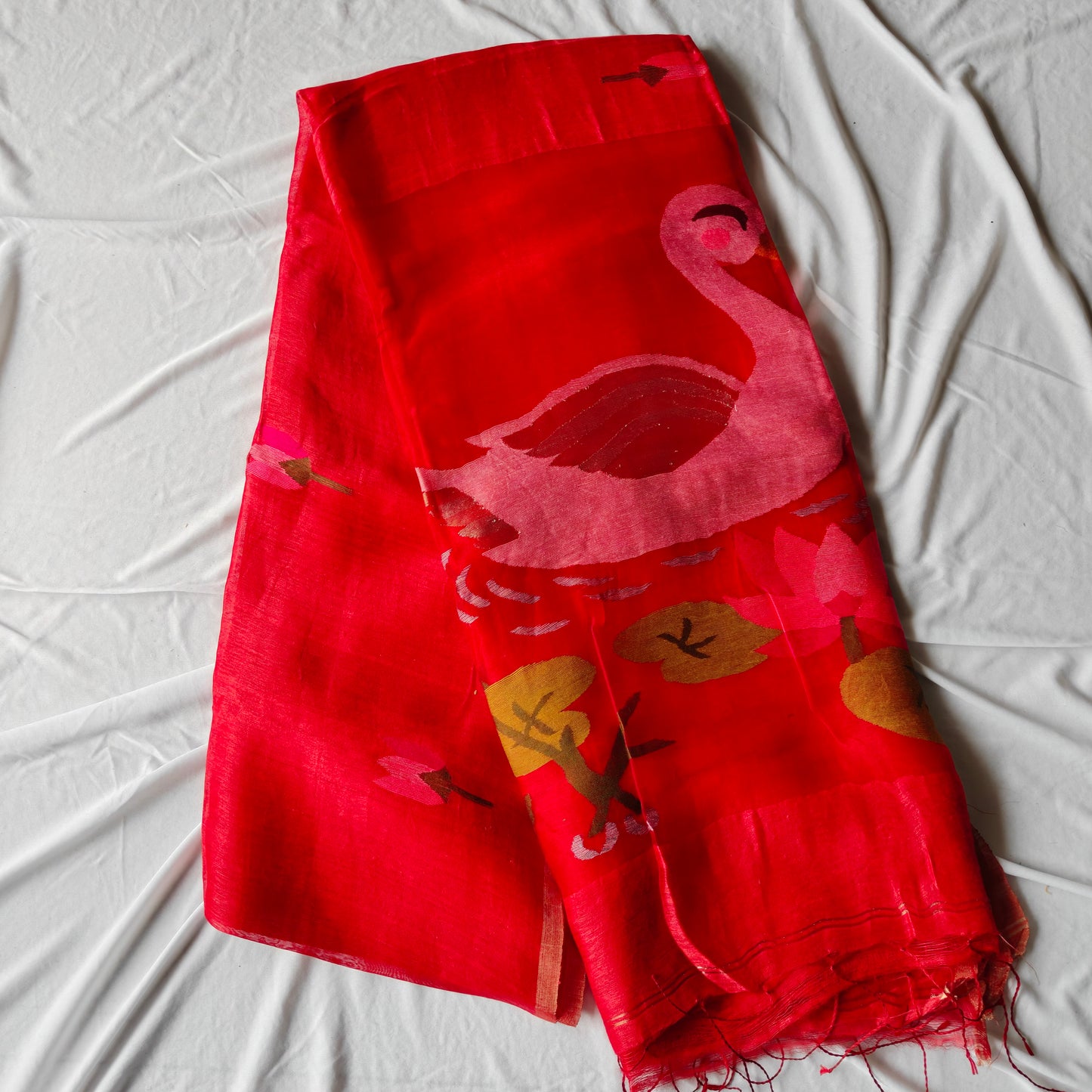 Linen Silk Saree