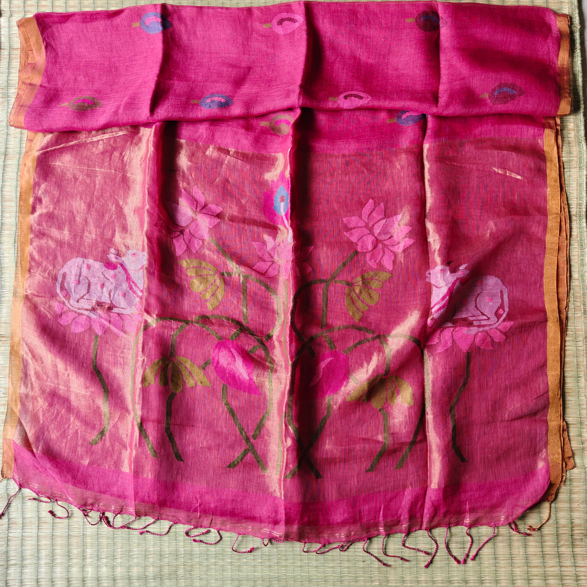 Linen Saree