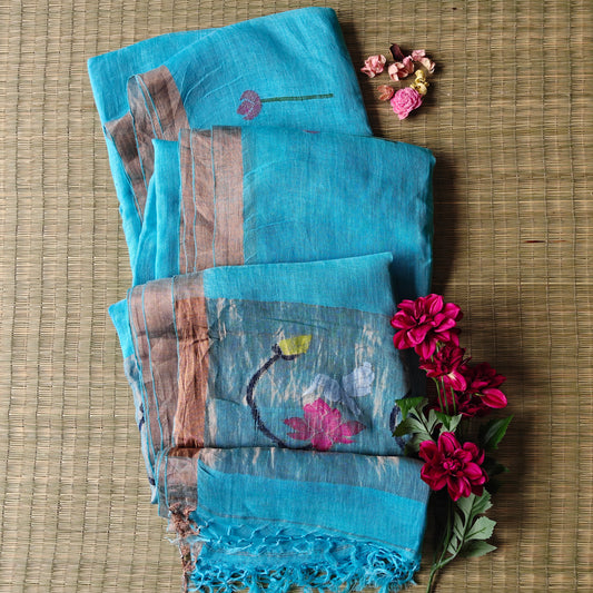 Linen Saree