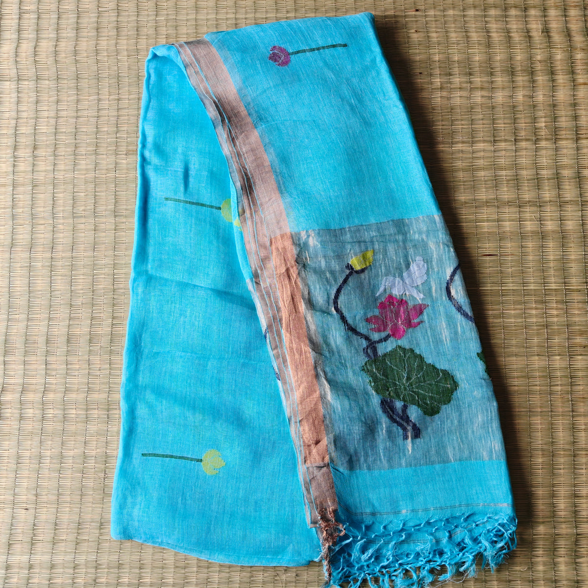 Linen Saree