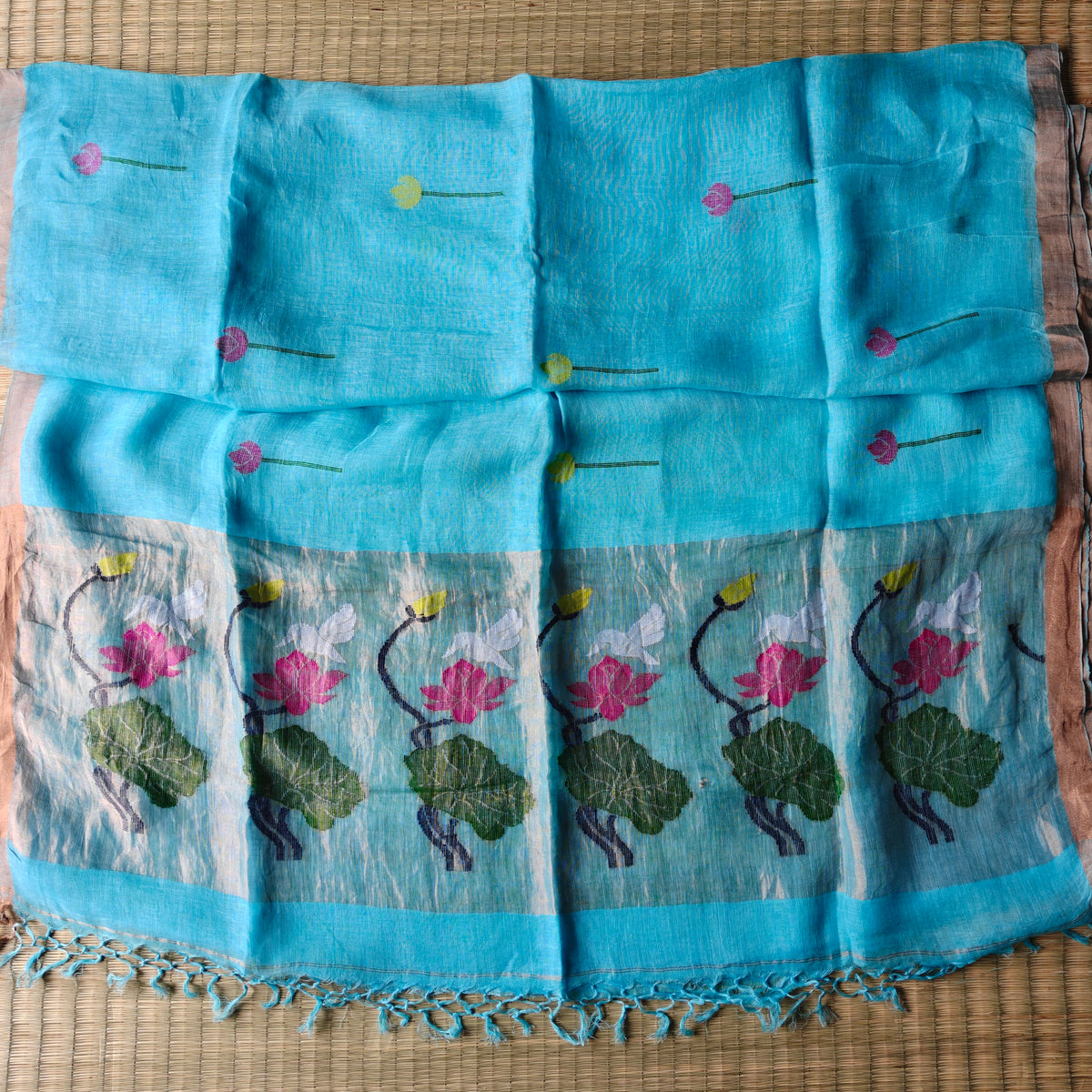 Linen Saree