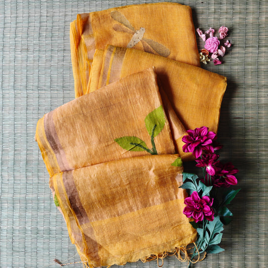 Linen Saree