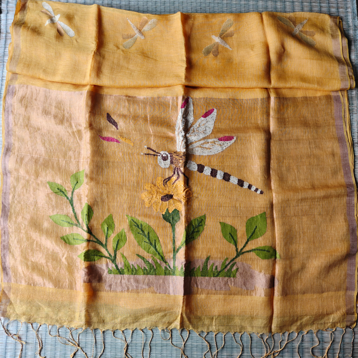 Linen Saree