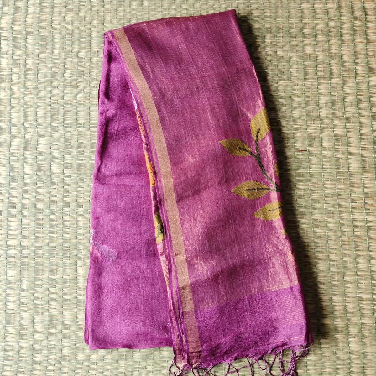 Linen Saree