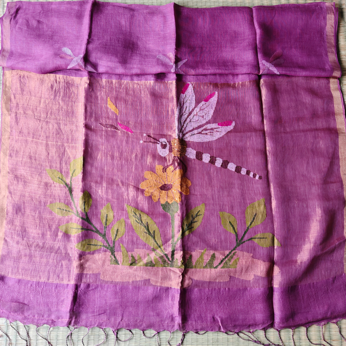 Linen Saree