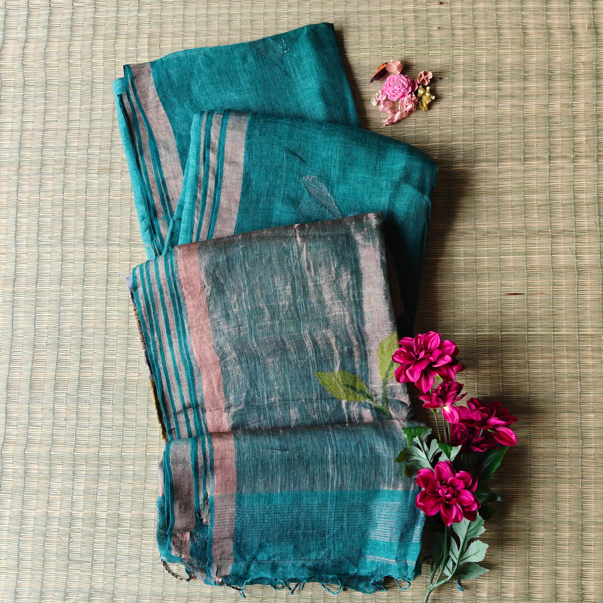 Linen Saree