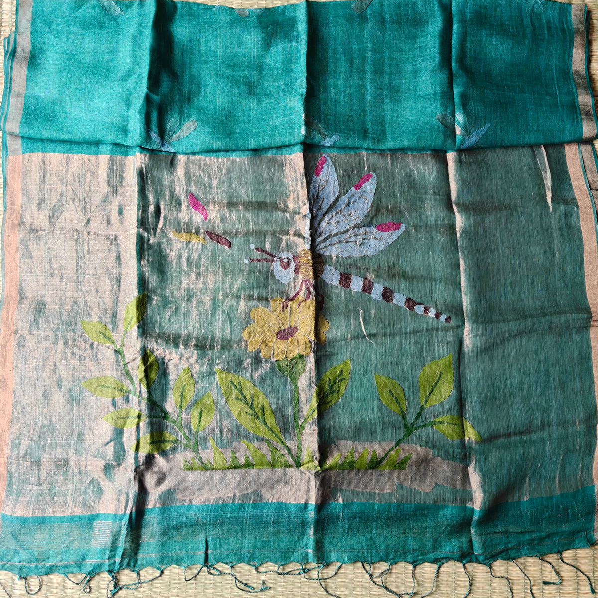 Linen Saree