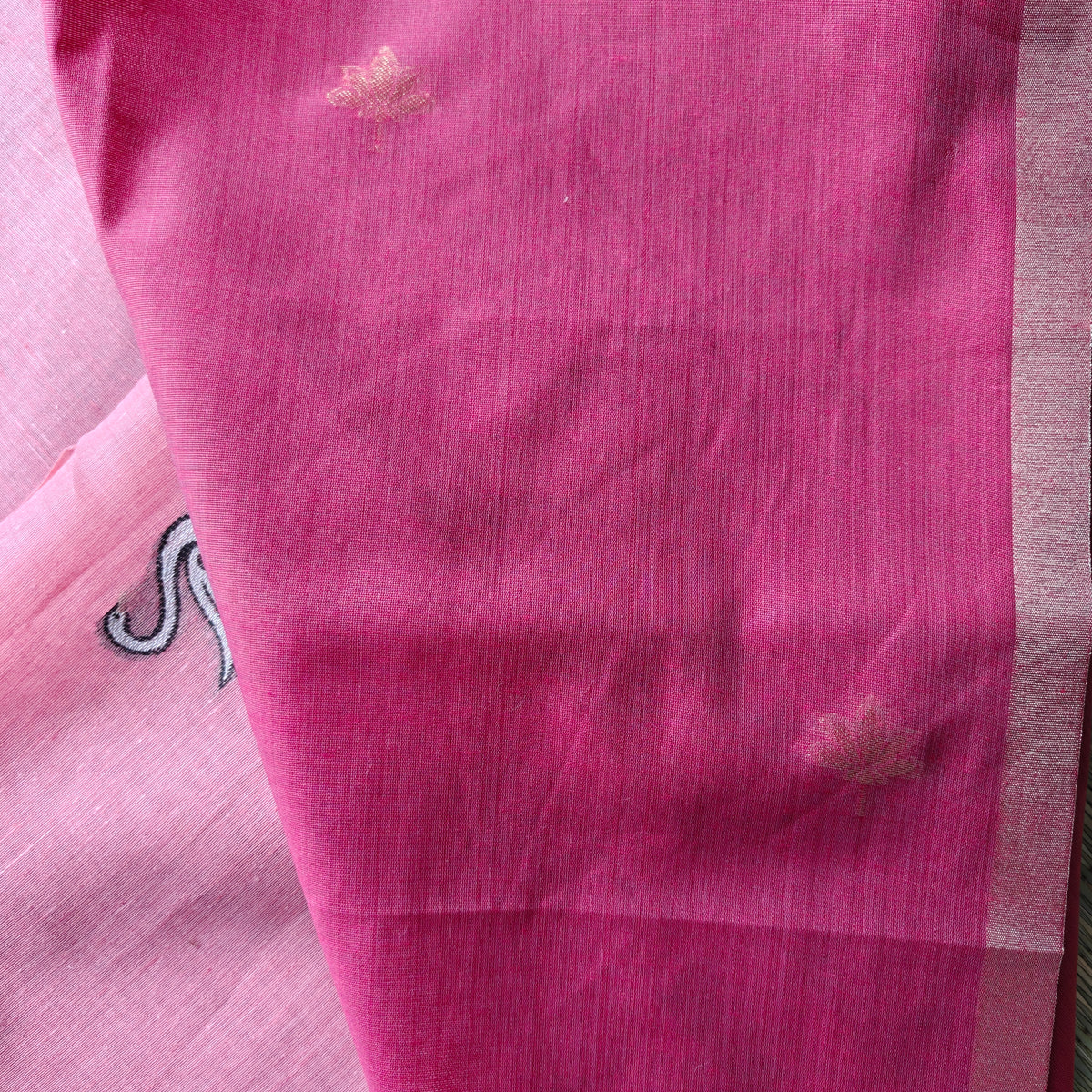 Soft Muga Cotton Saree