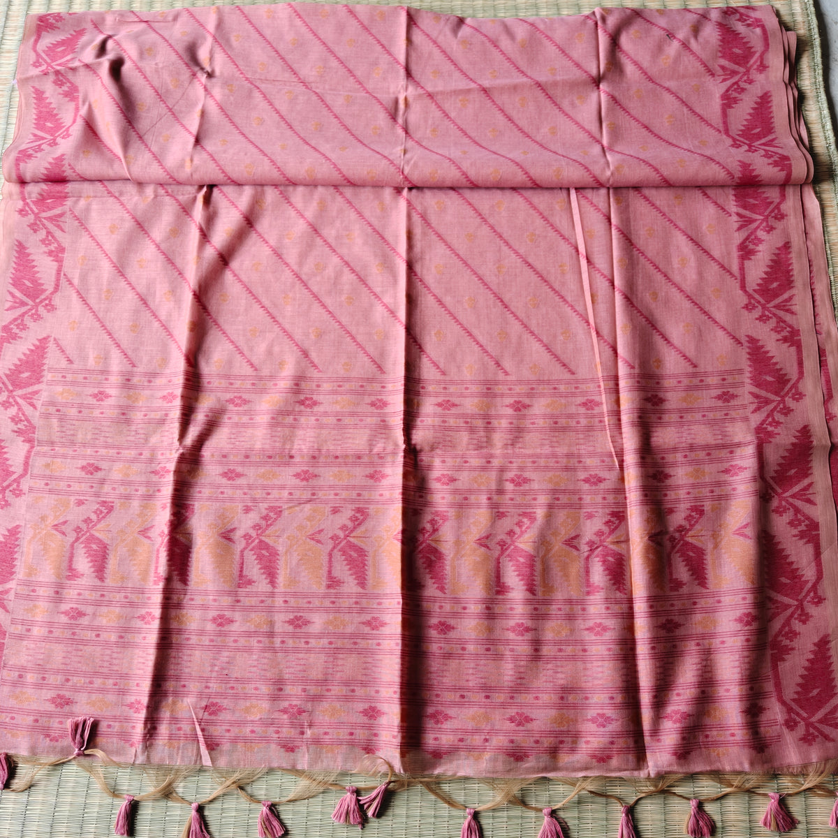 Soft Muga Cotton Saree