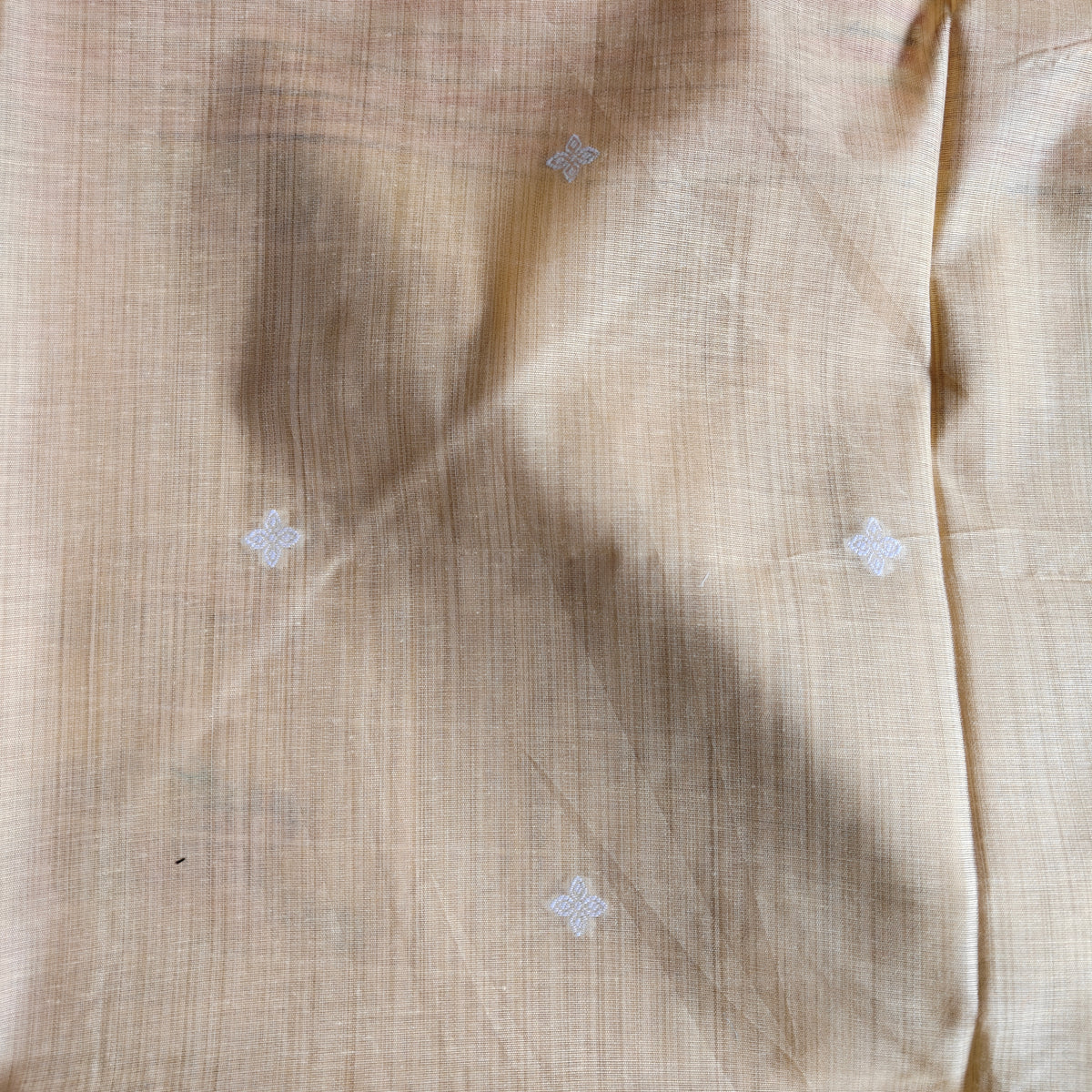 Pastel Yellow Muga Cotton Saree