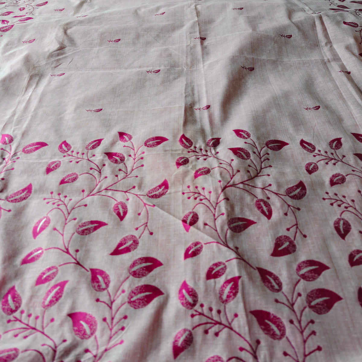 Pastel Lavender Chanderi Cotton Saree