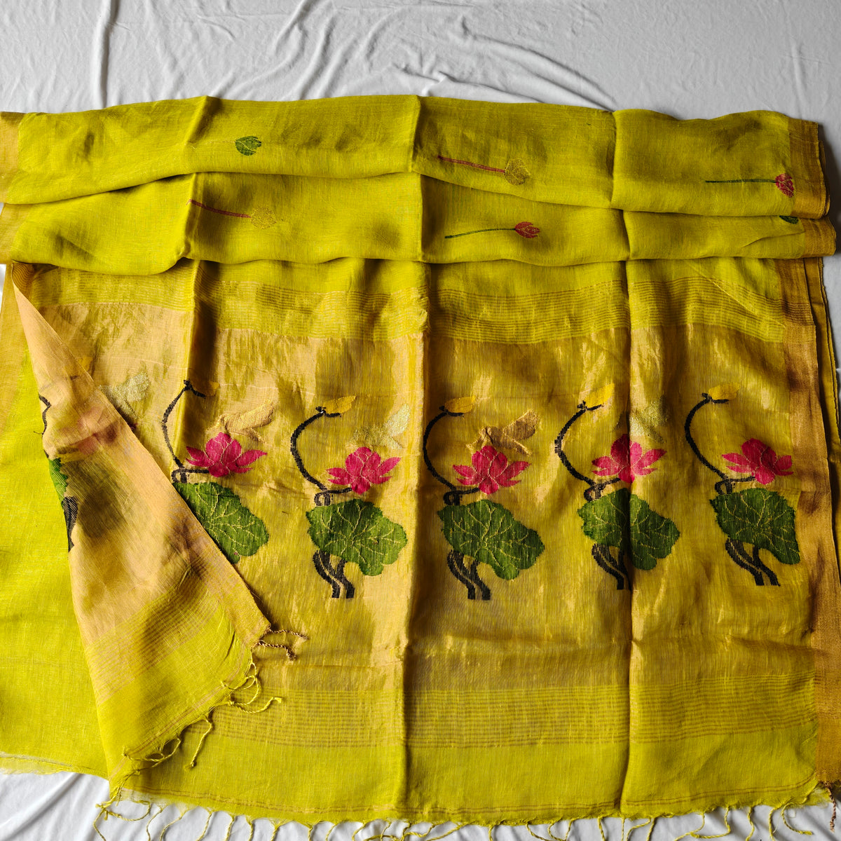 Linen Saree