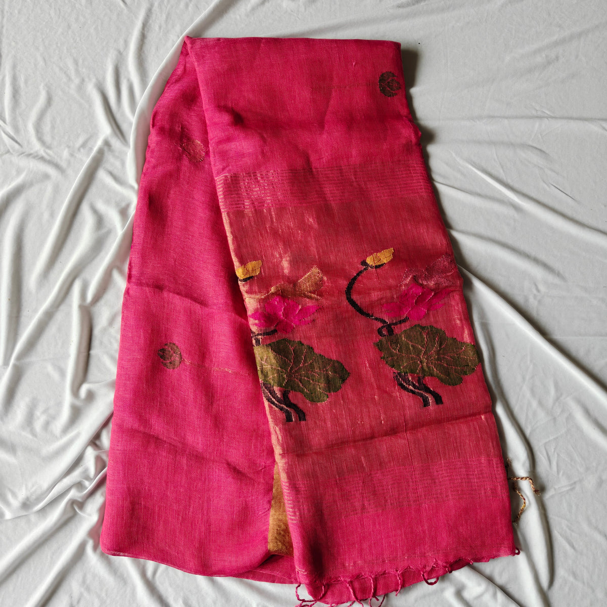 Linen Saree