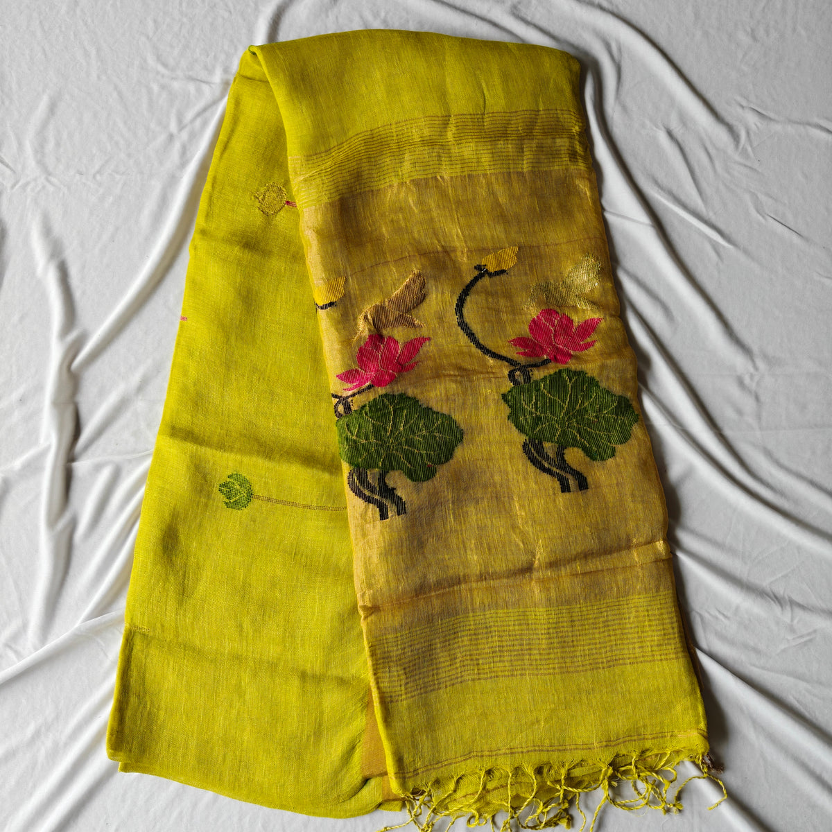 Linen Saree