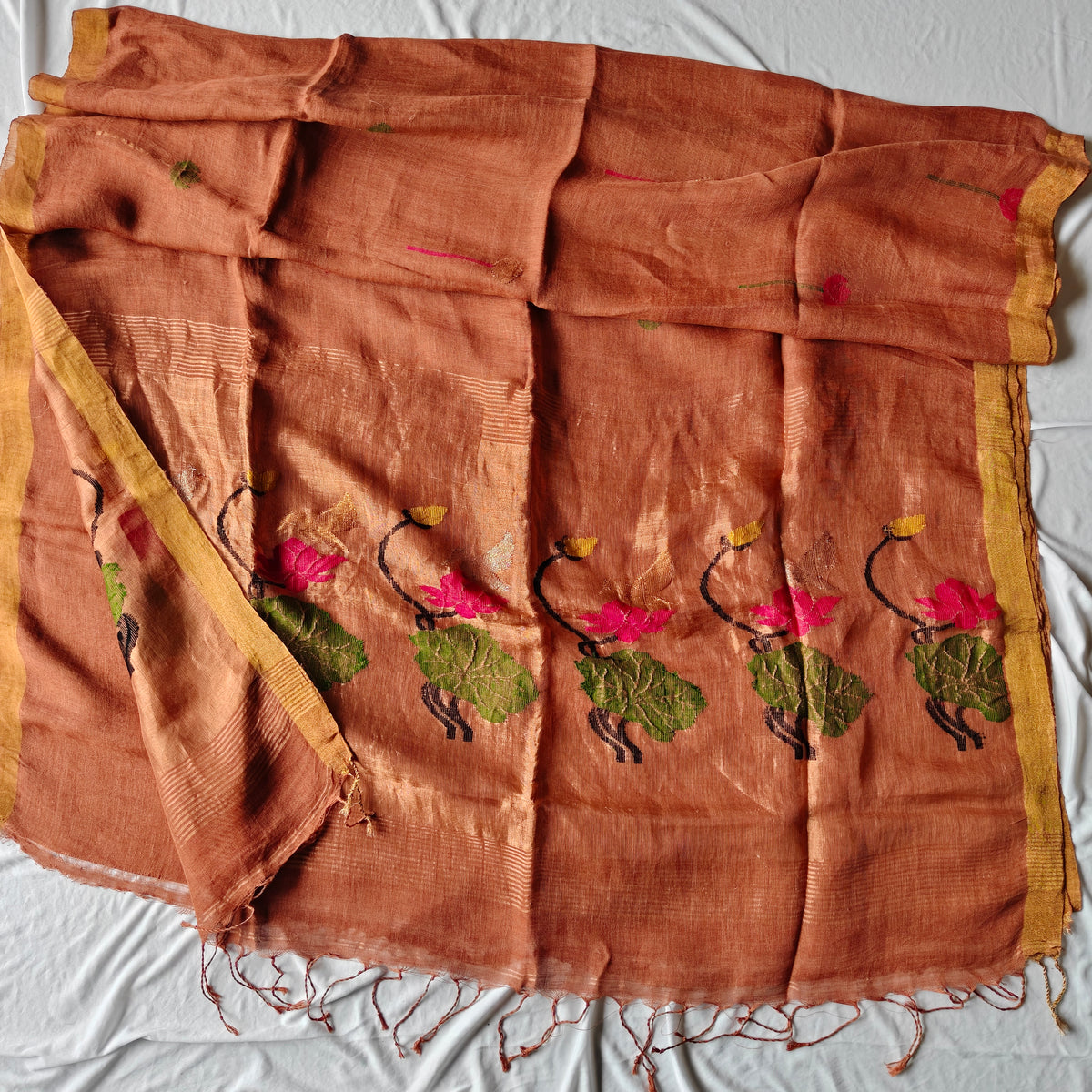Linen Saree