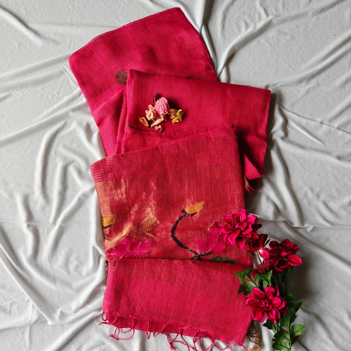 Linen Saree