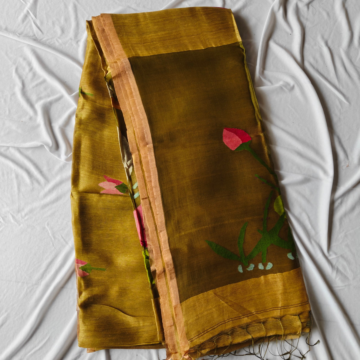 Linen Silk Saree